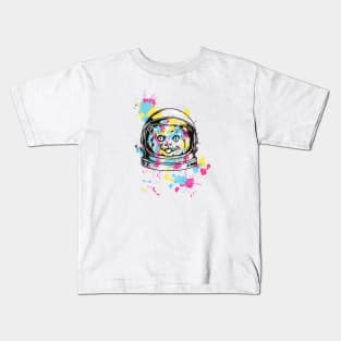 Astronaut Cat Kids T-Shirt